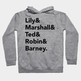 How I Met Your Mother - dark text Hoodie